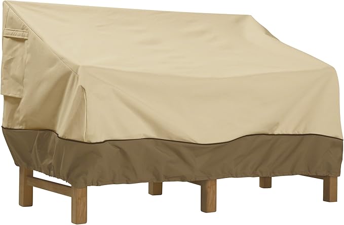 Classic Accessories Veranda Water-Resistant 104 Inch Patio Sofa/Loveseat Cover, Patio Furniture Covers