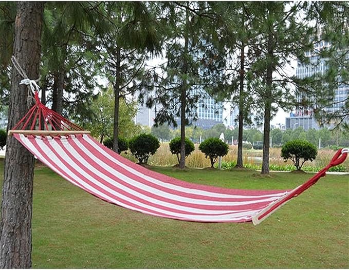 Portable Hammock Portable Outdoor Camping Hammock Fabric Bed for Outdoor Patio Porch and Yard Hammocks for Backpacking Beach