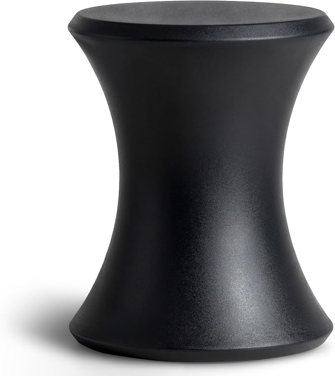 Coast Modern Outdoor Side Table - Lounger Table for Inside Pool or on Patio - All-Weather Furniture for Sun Shelf Up to 15" - Black