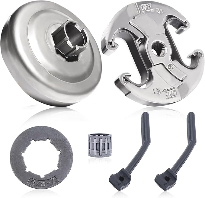 3/8 Clutch Drum Rim Sprocket Cover Bearing Kit for Husqvarna 455 460 Rancher 461 Chainsaw Replacement Parts 537291602