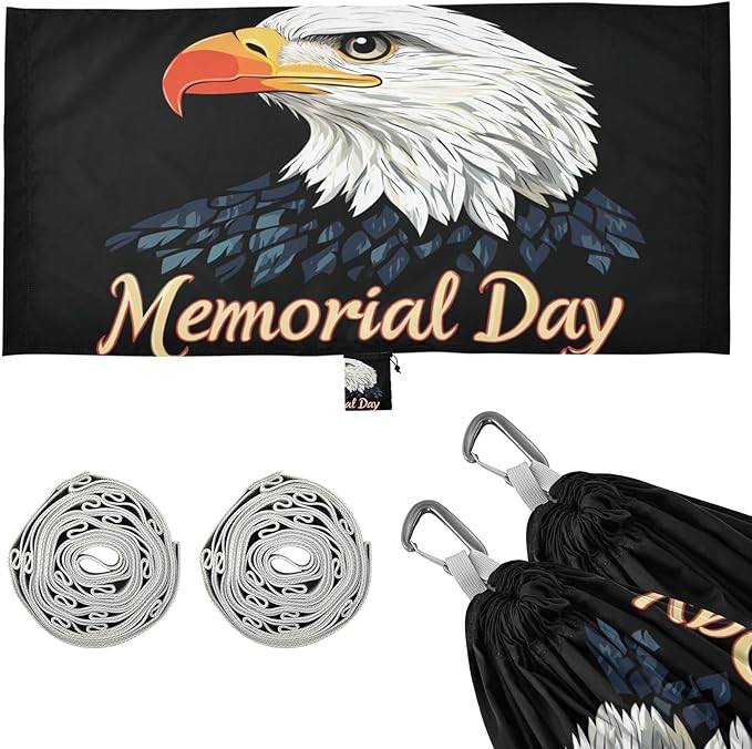 National Memorial Bird Bird 330lb Capacity Outdoor Hammocks with Portabl Carry Bag Rope Hammock for Outside Patio Backyard Poolside hamacas para adultos 2 Personas