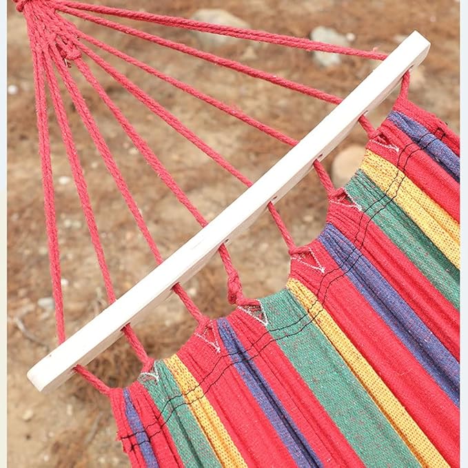 Hammocks Camping Hammock Outdoor, Durable Canvas Fabric Hammock for Backyard, Garden, 260*80cm