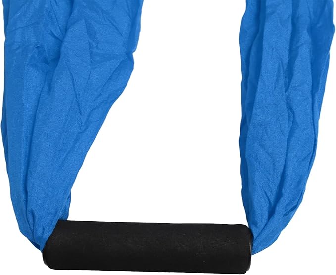 Aerial Yoga Swing Set, Polyester Cotton Yoga Hammock Set, Adjustable Improve Flexibility Yoga Hammock for Physical Exercise (Dark Blue)