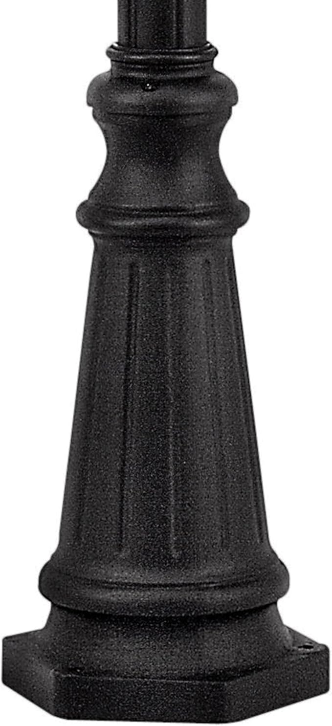 Hinkley 6638BK Traditional Post from Post Surface Mount collection in Blackfinish,