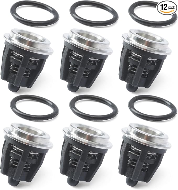 6PCS 70-0009 Pressure Washer Pump Check Valve Kit Replacement for Mi-T-M for InterPump 47 49 50 51 Series 758-543 36.7032.01 Kit01 K01, Replace 700009