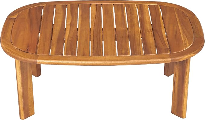 Christopher Knight Home Willy Acacia Wood Patio Furniture Set with Water-Repellent Cushion, 4 Piece Outdoor Acacia Wood Conversation Set, Outdoor Sectional Sofa Set with Coffee Table, Beige+Teak