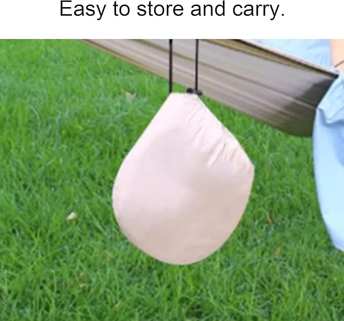 Portable Polyester Hammock with Mesh Lightweight Portable Multipurpose Easy to Install Tree Hanging Good Load-Bearing Capacity Comfortable