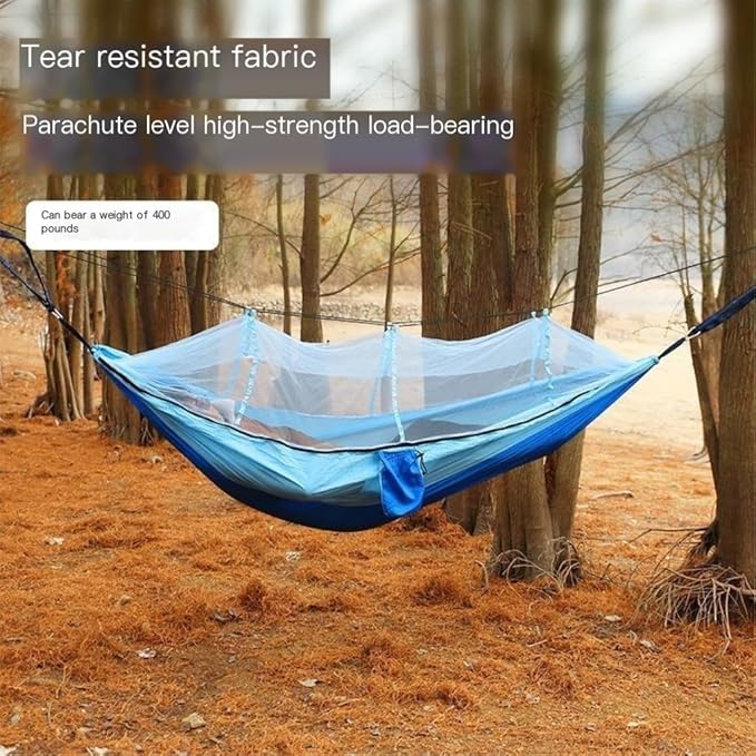 Hammock Multifunctional Outdoor Hammocks, Combining Mosquito Protection and Leisure Hammocks for Outside(Red)