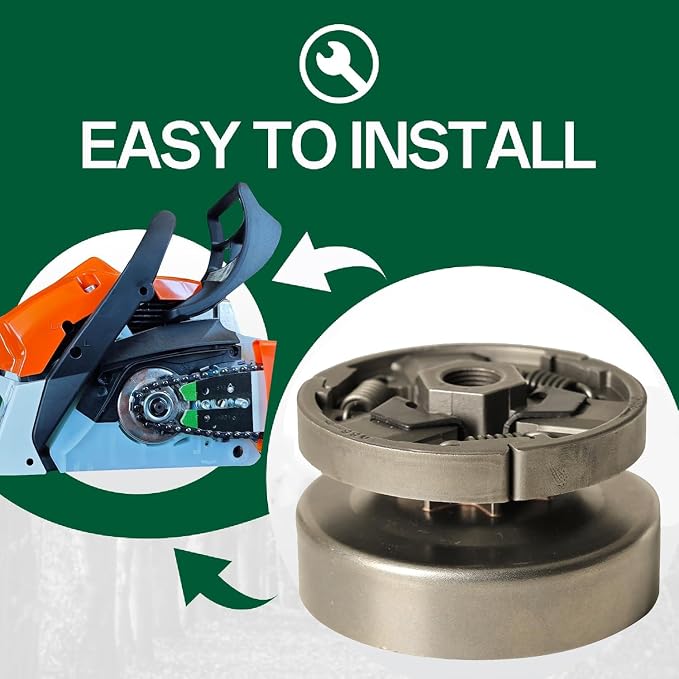 Clutch Drum Assembly Oil Pump Kit for STIHL MS261 MS261C MS271 MS271C MS291 Chainsaw 1121 160 2051, 1141 640 2001
