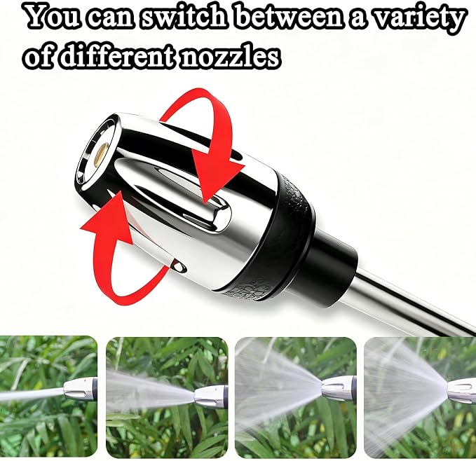 Hose Hawk, Hose Hawk Pressure Washer, 3 Spray Modes & Foam for Car Washing, Patios, & Furniture Cleaning, Universal and Easy to Install