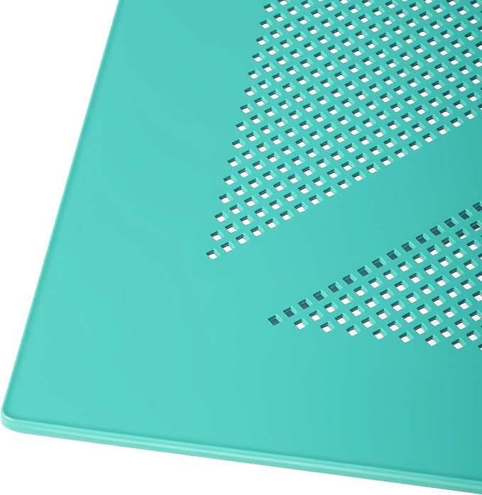 WestinTrends Playa 31.5" Square Plastic Outdoor Patio Dining Table for 4, Turquoise
