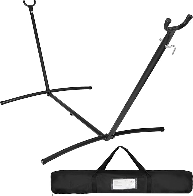 LEMY 9FT Hammock Stand with Carrying Case for Camping, Garden, Space Saving