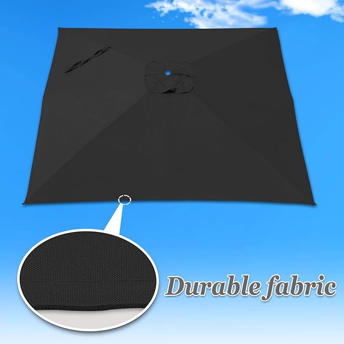Replacement Umbrella Canopy for 8.2ft x 8.2ft 8 ribs in (Canopy Only)