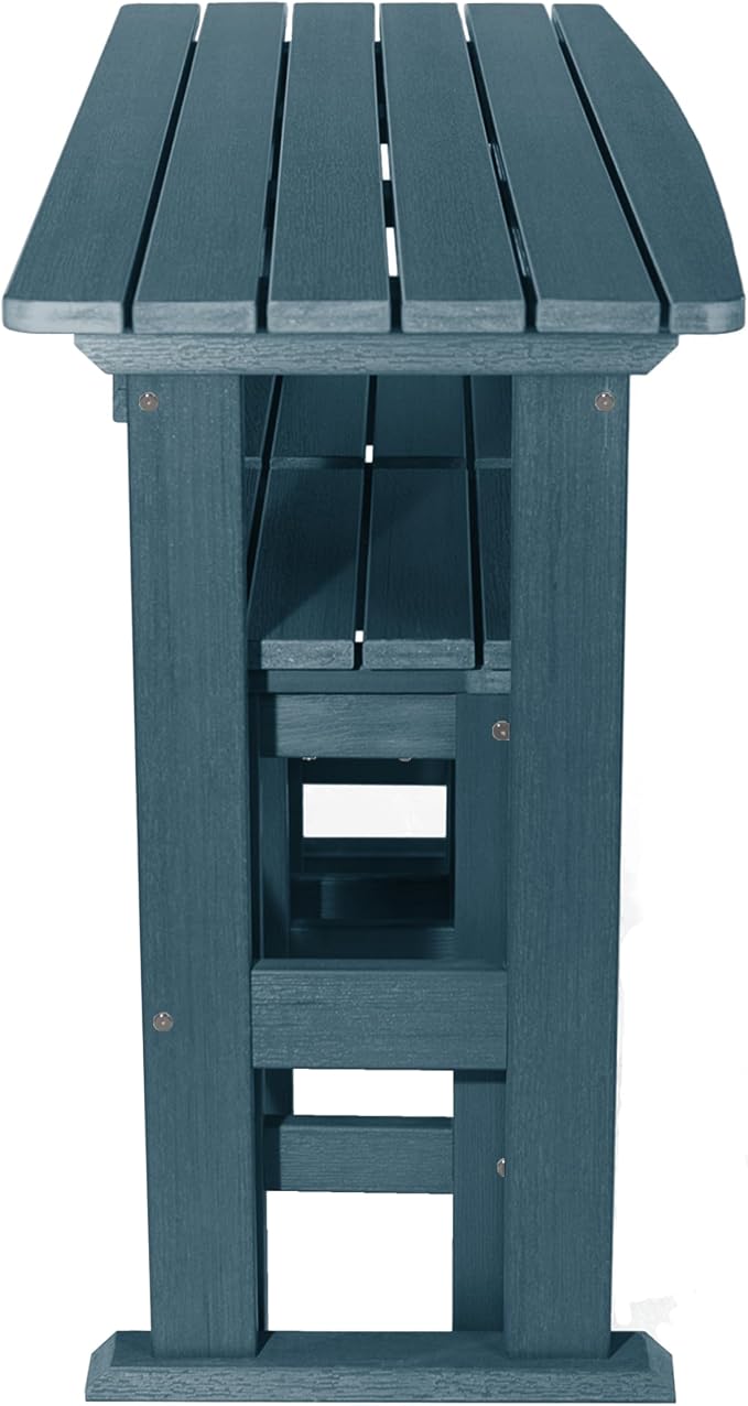 highwood Lehigh 3pc Counter Height Balcony Dining Set, Nantucket Blue