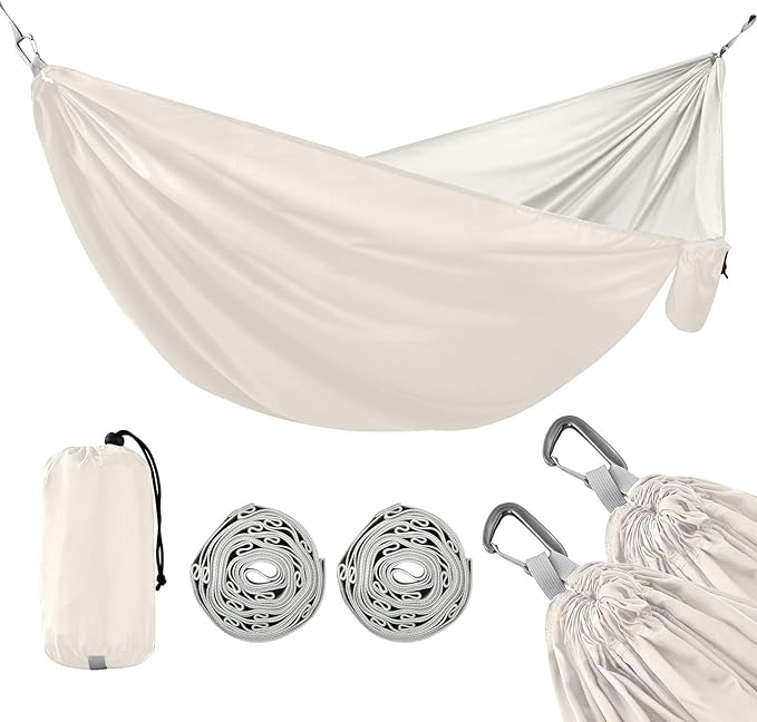 Linen Solid Color Pure Plain 330lb Capacity Hammocks for Camping Backyard Hammock for Outside Beach Patio Garden Bases para hamacas para adultos