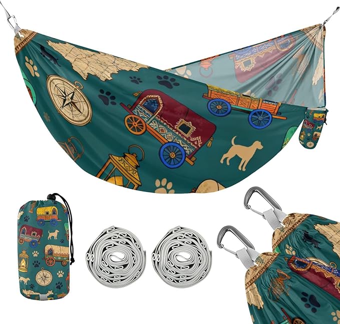 Travel and Pet Camping Hammock Fabric for Outside Patio Garden