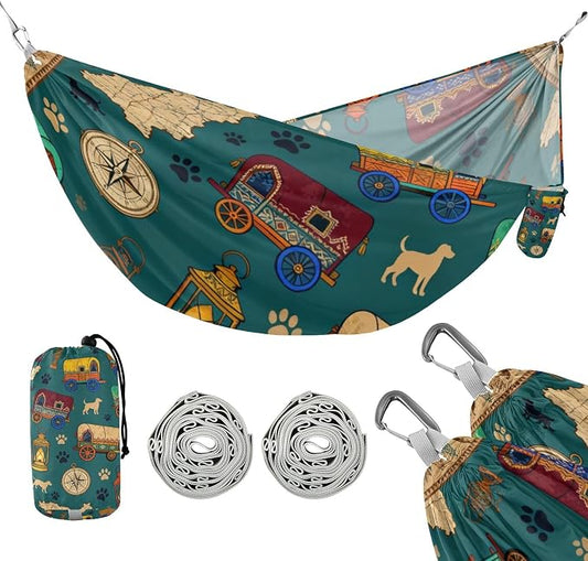 Travel and Pet Camping Hammock Fabric for Outside Patio Garden