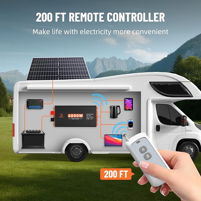 Inverter 12V DC to 110V/120V AC (4000W-010)