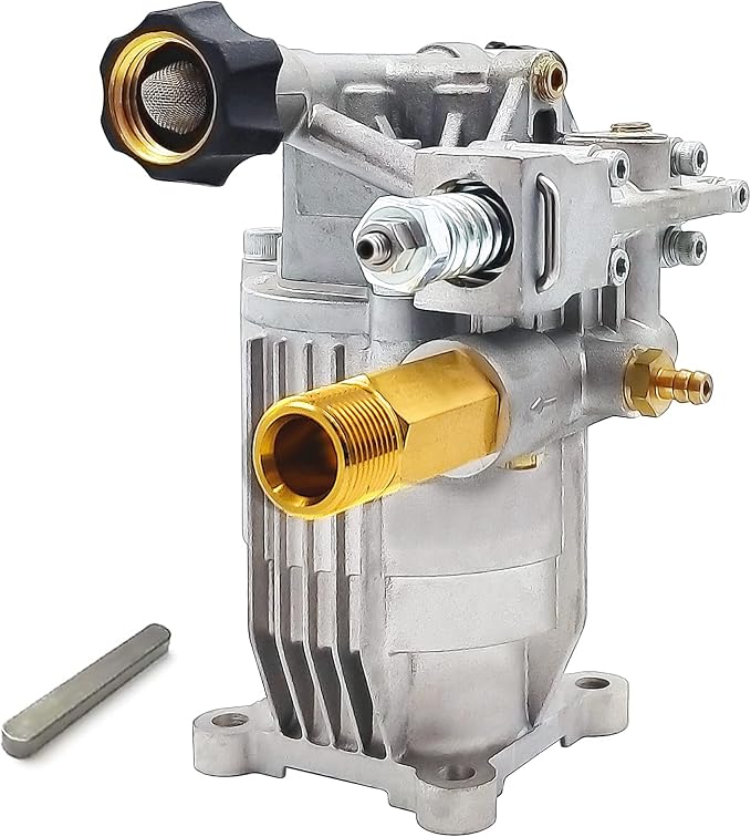 2400-2800PSI Pressure Washer Replacement Pump, 3/4" Shaft Horizontal Pressure Pump Replacement Power Washer Pumps for Power Washer, Compatible with Simpson,Dewalt,Westinghouse,Ryobi More Gas Washer