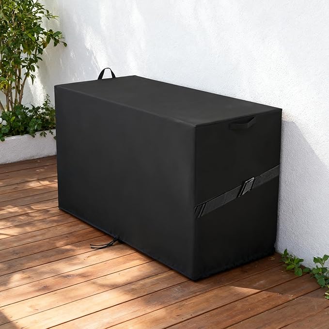 Outdoor Storage Box Cover，Waterproof Resin Storage Bin Cover Deck Box Covers-14"L x 20"W x 22"H