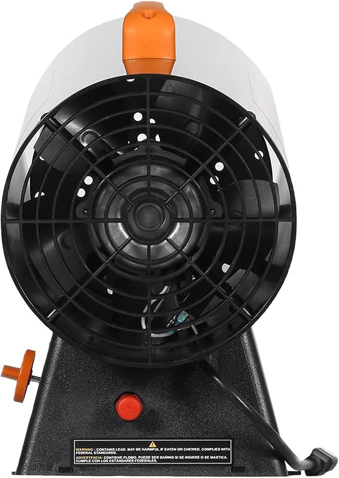 Remington 125,000 BTU LP Propane Forced Air Heater | For Warehouses, Construction Sites, and Workshops (REM-125V-GFA-O)