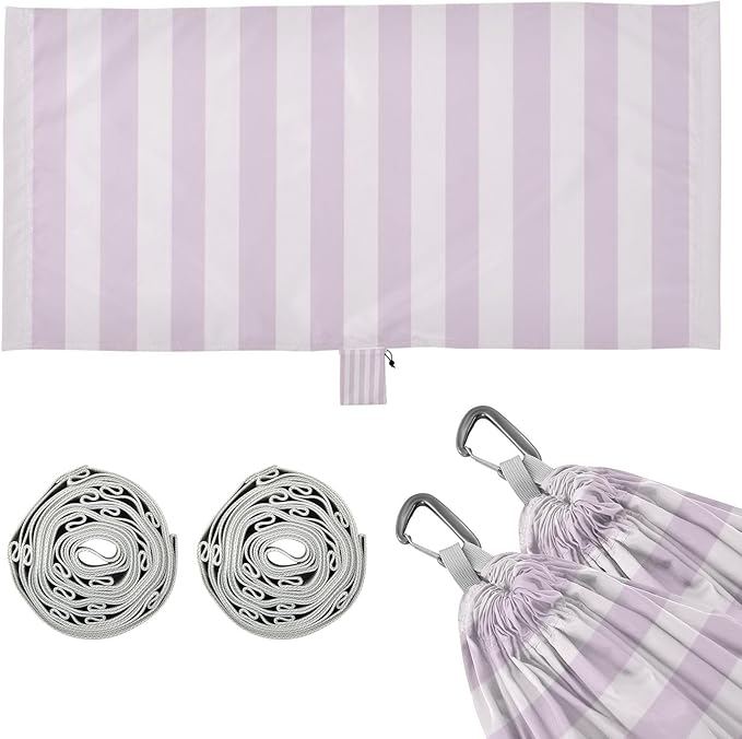 Purple Vertical Stripes 330lb Capacity Hammocks for Camping with Portabl Carry Bag Hanging Hammock for Outside Patio Garden hamacas para adultos con soporte