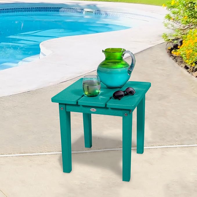 Adirondack Small Side Table, Seaglass Blue