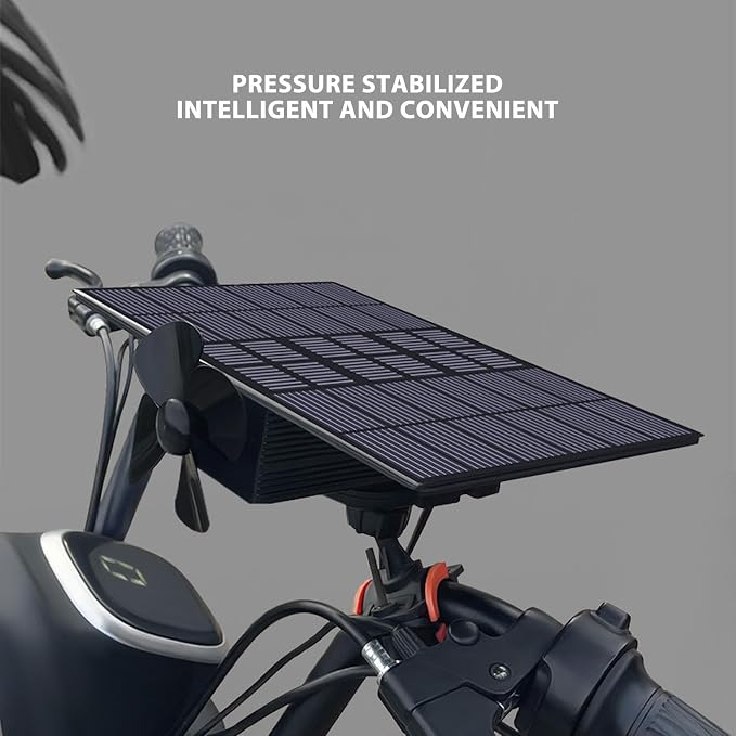 Solar Wind Power Generator,Aluminum Alloy Electric Bike Range Extending Generator 12V to 125V Solar Generator Portable Solar Generator Outdoor Generators for Electric Bike Emergency