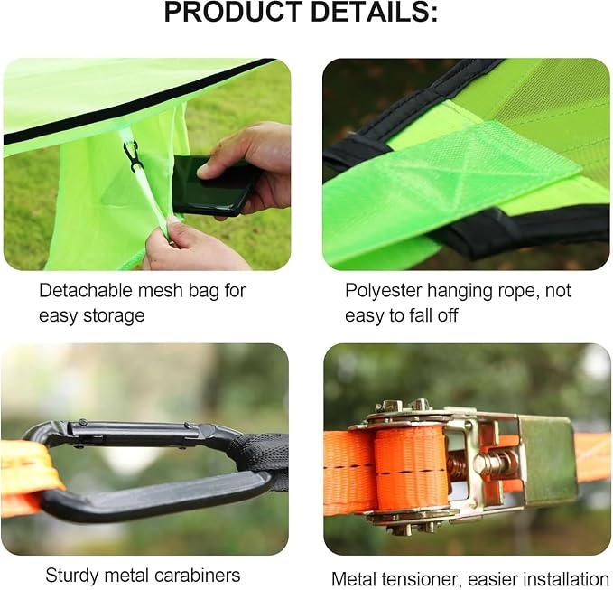 Camping Hammock， Camping Hammock with Storage Bag