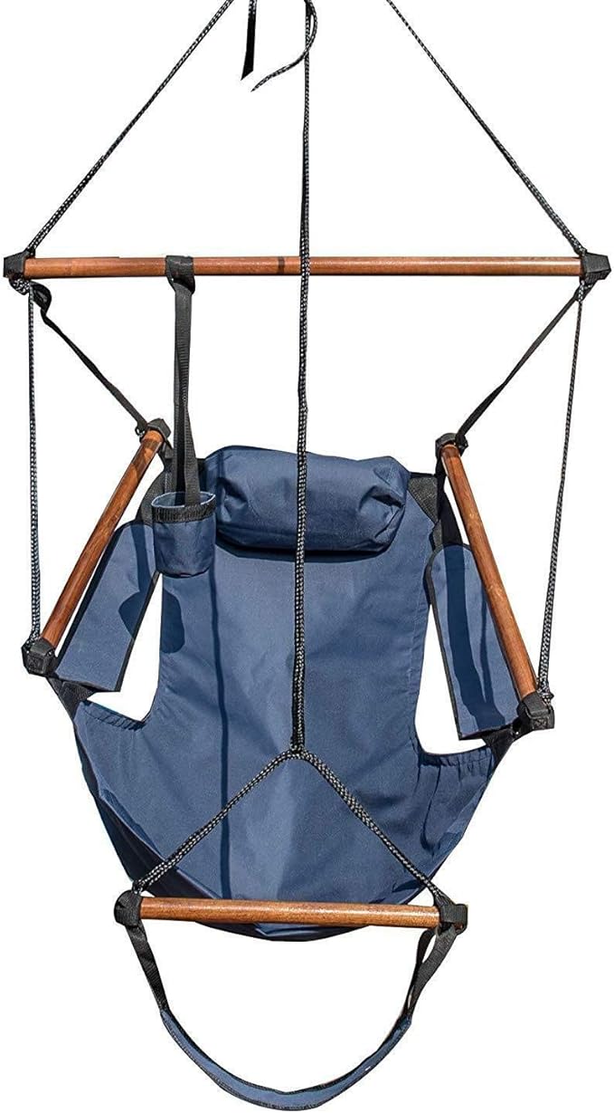 Hammock Hanging Chair Air Deluxe Outdoor Chair Solid Wood 250lb