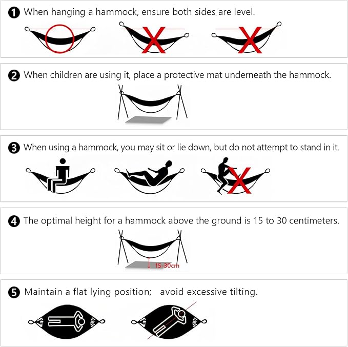 Double Boho Macrame Hammock with Tassels, Portable Patio Hammock with Carry Bag for Poolside, Camping, Porch Patio, Bedroom, Balcony, Outdoor＆Indoor（59''*79''）