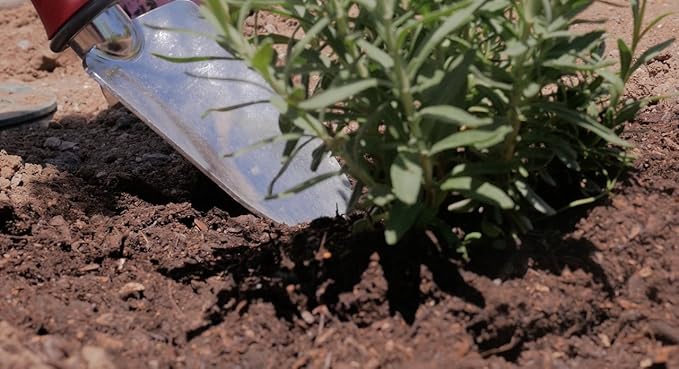 Garden Weasel Trowel – Dig, Cut, & Plant with Ease – Features Triangular Blade, Dependable Aluminiron Construction, Non-Slip Comfort Grip & a Lifetime Guarantee
