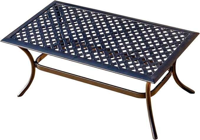 4 Pieces Patio Conversation Set 5 Seat Outdoor Furniture Sofa Chairs Patio Furniture Seating Sets with Cushion and Cofffee Table (Blue)