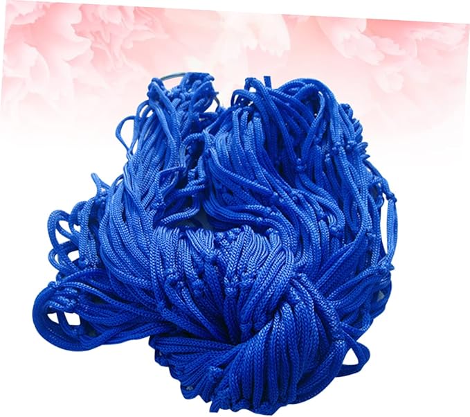 Outdoor Leisure Hammock Bed Nylon Swing Hammock for Camping Hiking and Travel Portable Blue Hanging Bed for Relaxation and Recreation