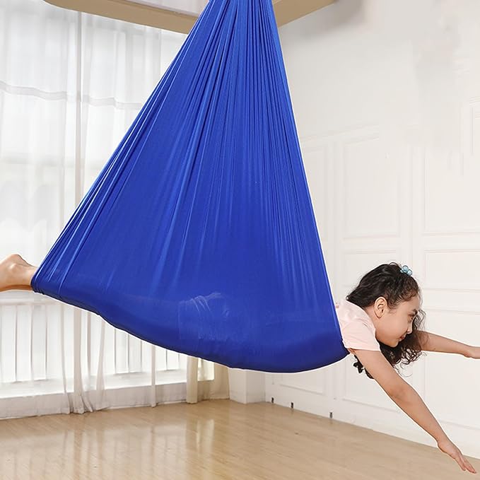 Talent Star Sensory Swing,Children Hammock,Sensory Swing for Kids with Special Needs Therapy Swing Cuddle Swing Indoor Outdoor for Child & Adult with Aspergers Sensory Integration Royal Blue