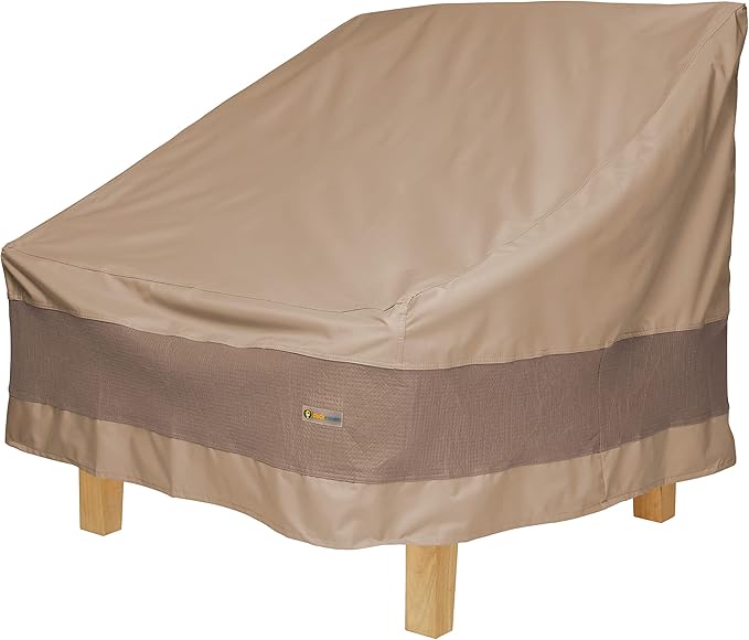 DUCKCOVERS Elegant Waterproof 38 Inch W Patio Chair Cover, Outdoor Chair Covers