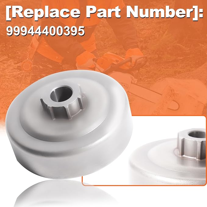 3/8"-7T Clutch Drum E-clip Kit 99944400395 For Echo Chainsaw CS-352 CS-310 305S, Clutch Drum, Washer, E-clip, Rim Sprocket.