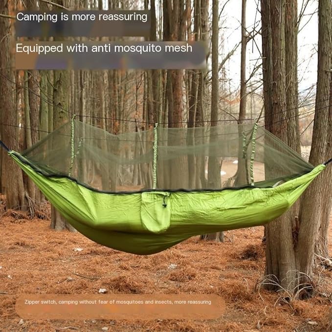 Hammock Multifunctional Outdoor Hammocks, Combining Mosquito Protection and Leisure Hammocks for Outside(Red)