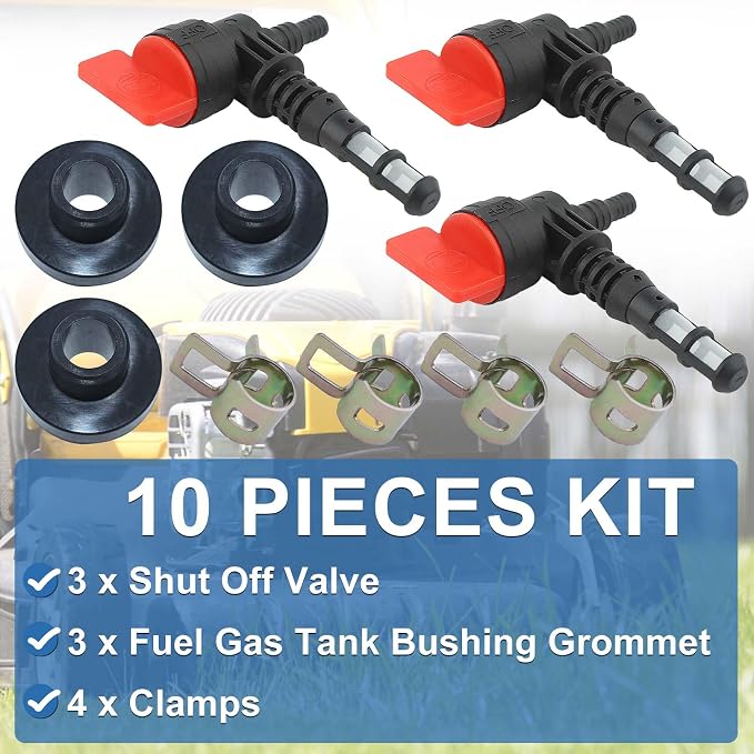 192980GS Fuel Shut Off Valve Grommet Kit for 80270GS 80270 78299 78299GS 208961 Generator parts.