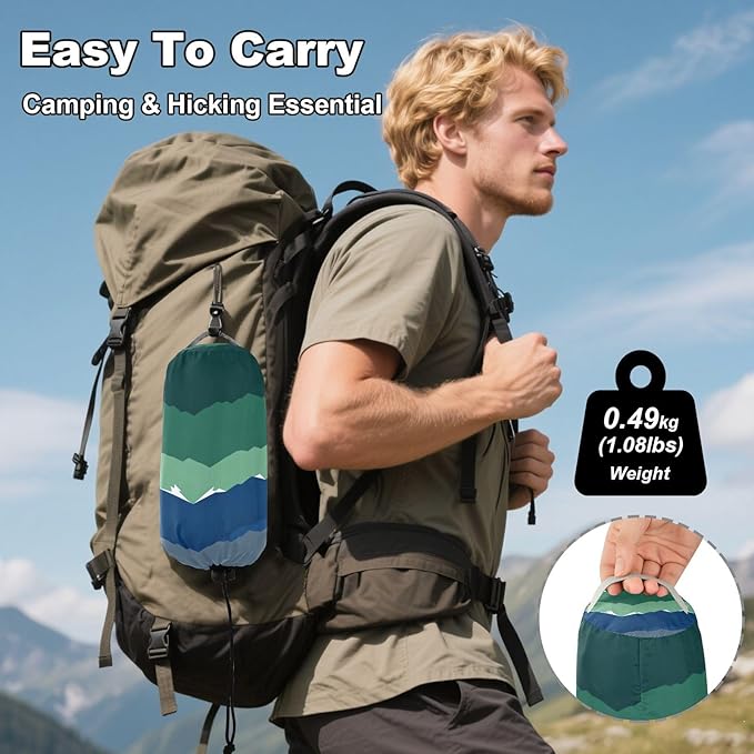 Layered Mountain Camping Hammocks with Hanging Rope Hammock for Outside Essentials