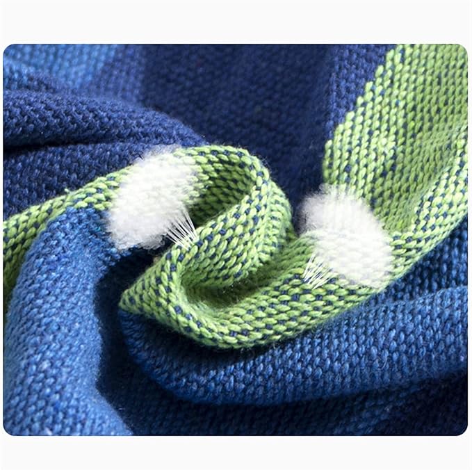 Camping Hammock, Double Hammock with Spreader Bars 190x150cm Camping Hammock Outdoor, with Thickened Durable Canvas Fabric, 480 lb Load Capacity, for Backyard, Garden(Blue)