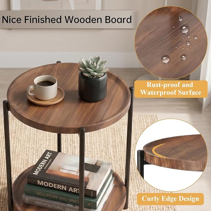 danpinera 2-Tier End Table