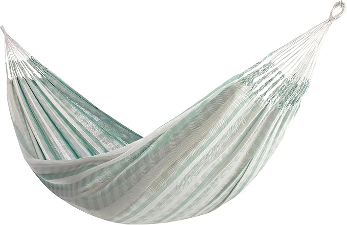 Vivere Latin Hammock Collection – Vibrant 100% Cotton Double Hammock, Supports 2 Adults - 450 lb Capacity (Pura)