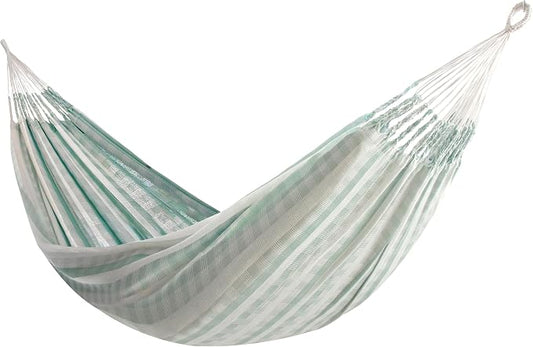 Vivere Latin Hammock Collection – Vibrant 100% Cotton Double Hammock, Supports 2 Adults - 450 lb Capacity (Pura)