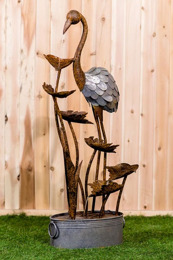 HI-LINE Gift Ltd. 79538-B Metal Fountain