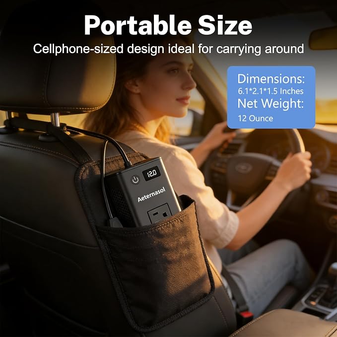 200W Portable 12V to 110v Car Charger Power Inverters for Vehicles | 36W USB-A, Fast Charging USB-C, Dual AC Outlets, Cigarette Lighter Adapter for Laptop/Camping/Road trip essentials