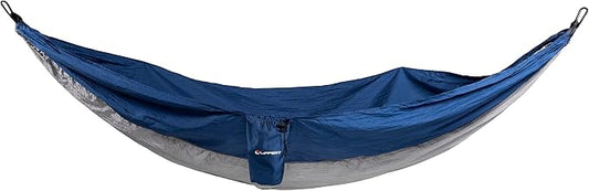 Lippert Portable Single Person Outdoor Camping Hammock Blue