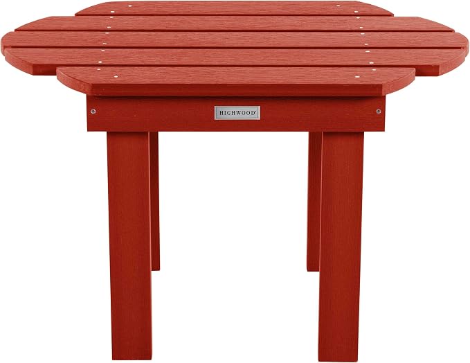 Highwood Classic Westport Side Table, Rustic Red