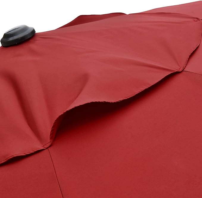 Yescom Patio Umbrella Replacement Outdoor Canopy Beach Backyard Market Table Top Cover