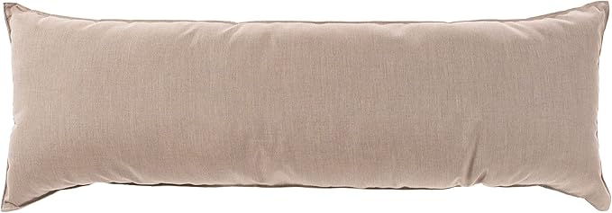 Hatteras Hammocks Cast Ash Long Hammock Pillow, Sunbrella Fabric, Hook & Loop Fasteners, Extra Wide Size, Handcrafted in The USA